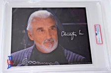 Christopher Lee "Count Dooku" Star Wars  Signed Photo Auto 8x10 Autographed PSA