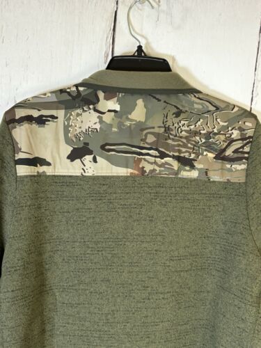 Under Armour Specialist Fleecepullover 1/4 Zip Herren Medium Grün Camouflage - Bild 11 von 12