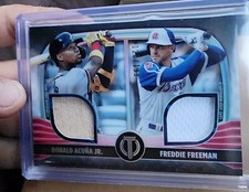 2022 Tribute Dual Relics 2 Player  /199 Ronald Acuna Jr Freddie Freeman 🔥🔥