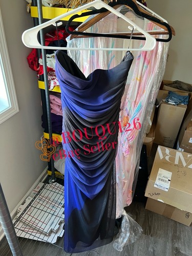 NUEVO VESTIDO DE TUL PARA MUJER ZARA SIN TIRANTES AZUL TODAS LAS TALLAS REF: 9097/471 - Imagen 2 de 5