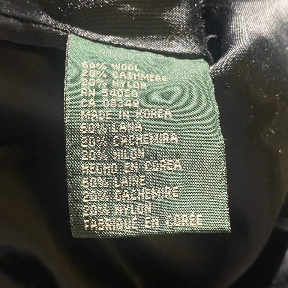 Blazer/chaqueta/abrigo polo para mujer Lauren by Ralph Lauren talla 4p mezcla de lana Foto 4 de 4