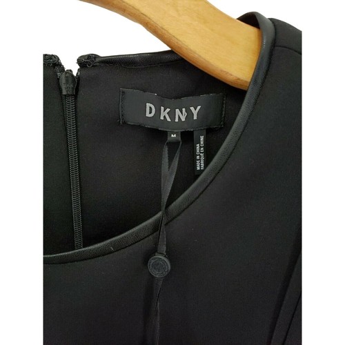 Abito subacqueo DKNY da donna Foundations nero aderente e svasato taglia M - Foto 5 di 7