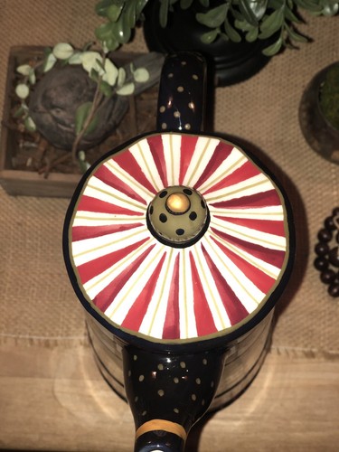 Seltene Bernstein Rose Kaffeekanne von Nanette Vacher - Bild 7 von 8