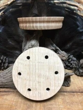 1 - EASY GRIP   Profiled  Quartersawn Red Oak  Turkey Call Pot  No Tools Needed