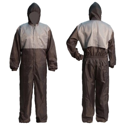 CHAMÄLEON Lackieroverall Größe XL – Waschbar, Grau, Profi-Lackieranzug Für Männer