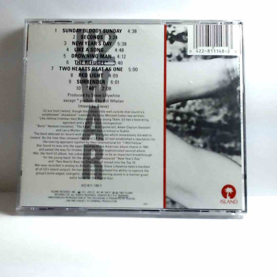 U2 – War (CD, US, Island Records) AV348 | eBay