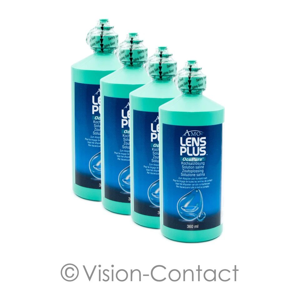 AMO / ABBOTT MEDICAL OPTICS Lens Plus OcuPure 4 x 360ml Pflegemittel Kochsalzlösung Abspüllösung von AMO
