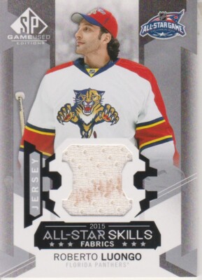 2015-16 SP Game Used All-Star Skills Fabrics Roberto Luongo - Florida Panthers