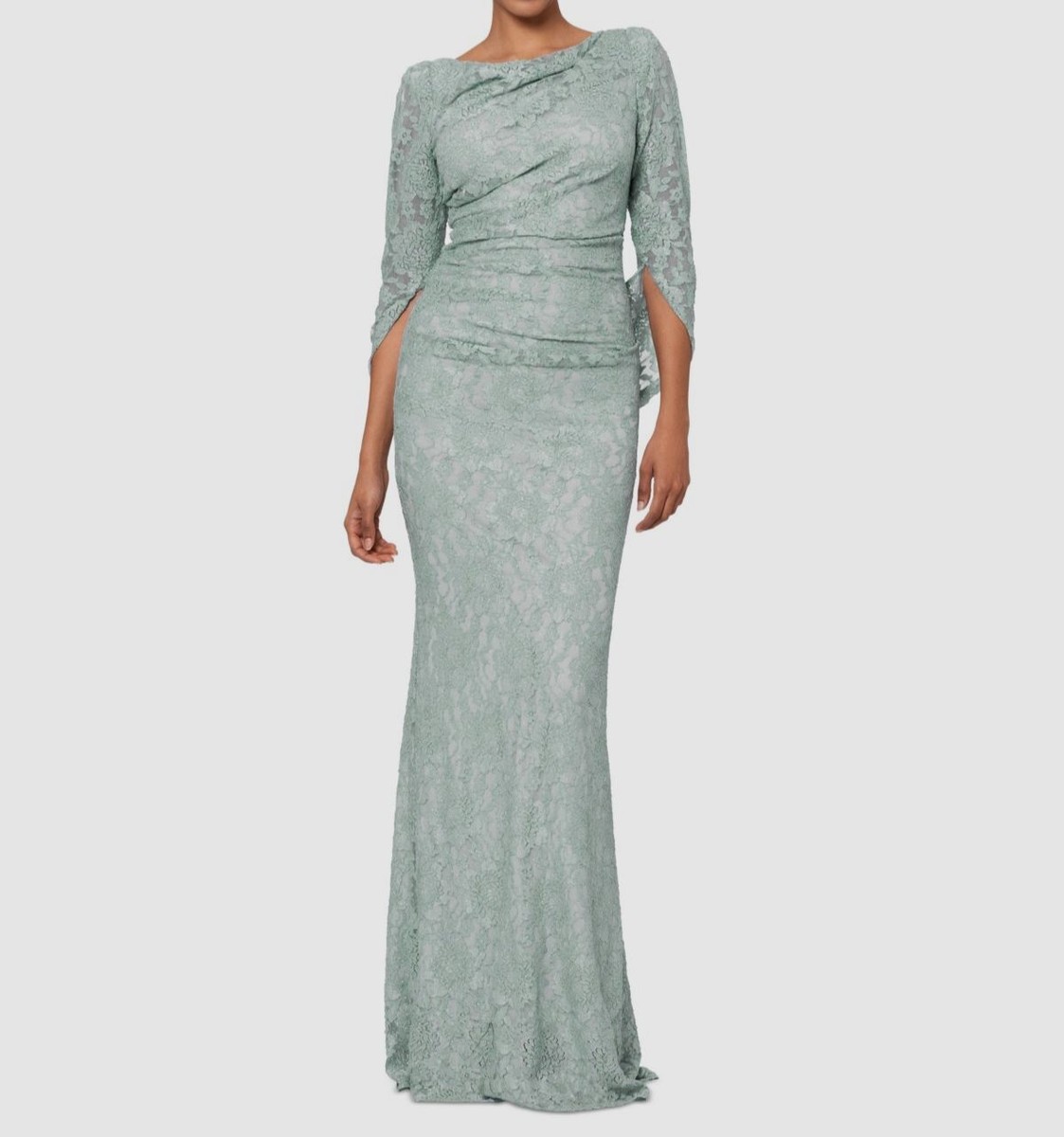 emerald green prom dress no slit Spaghetti Strap Emerald Green Prom Dresses with Slit Sheath Formal Dress ARD2053 main image 1