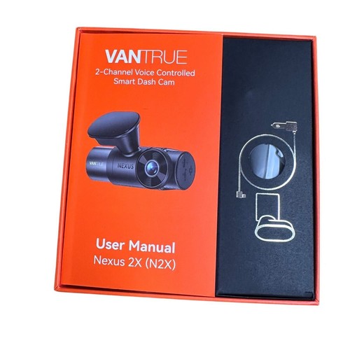 Vantrue Nexus 2X Black 2 Channel Voice Controlled Smart Dash Camera-NEW OPEN BOX - Picture 4 of 10
