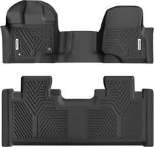 3d Floor Mats For 2015-2025 Ford F-150 Extended Cab All Weather Anti-slip Liners