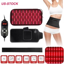 660NM Red  850NM Near Infrared Light Therapy Pain Relief Waist Wrap Pad Belt