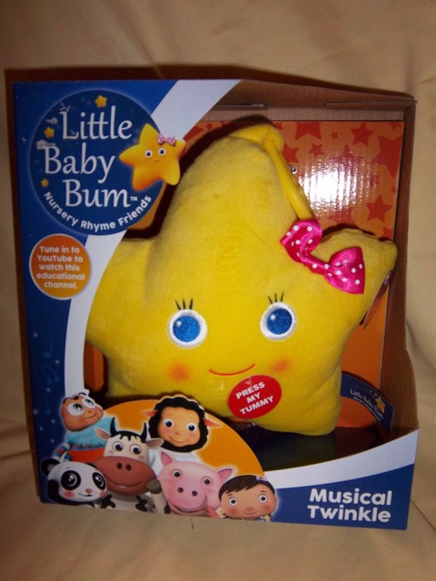 little baby bum star plush