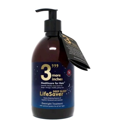 3   More Inches LifeSaver Deep Sleep Haarkur über Nacht 500ml FRISCHER LAGERBESTAND 