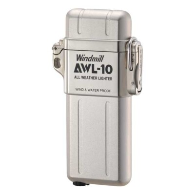 WINDMILL Lighter AWL-10 white velour Turbo Waterproof and Windproof