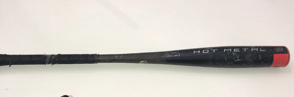 Bate de béisbol usado 2021 Mizuno B21 Hot Metal 33/30 (-3) 2 5/8" aleación BBCOR 340561 Foto 3 de 4