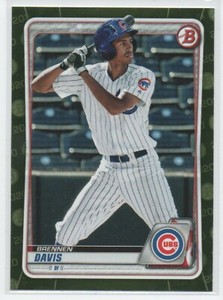 2020 Bowman Prospect Baseball CAMO #BP-141 Brennen Davis CHICAGO CUBS 88