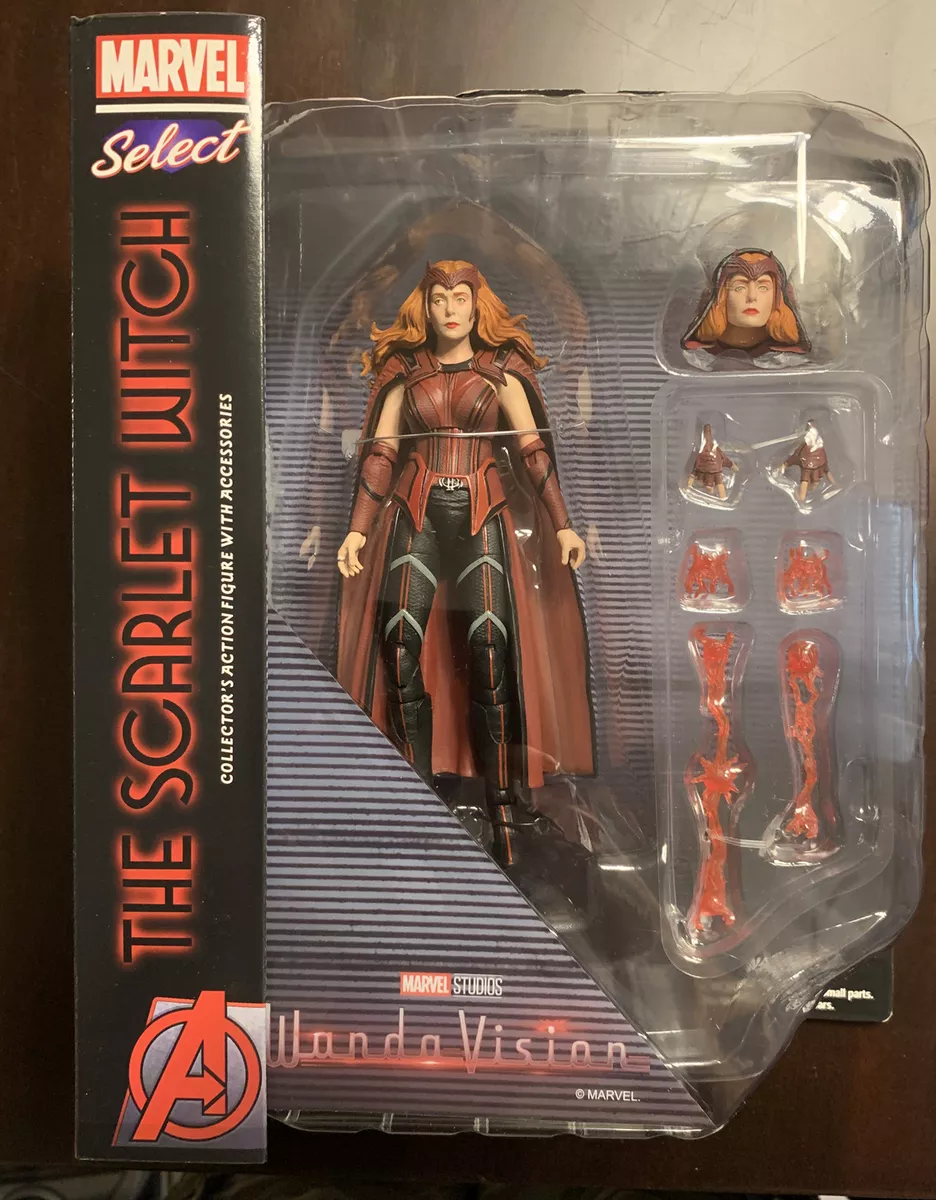 Diamond Select Toys Marvel Select: WandaVision Scarlet Witch Action Figure,  Multicolor