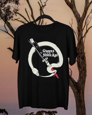 T-Shirt Unisexe Gildan - Marque De Groupe "Queens Of The Stone Age", Tailles S à 5XL