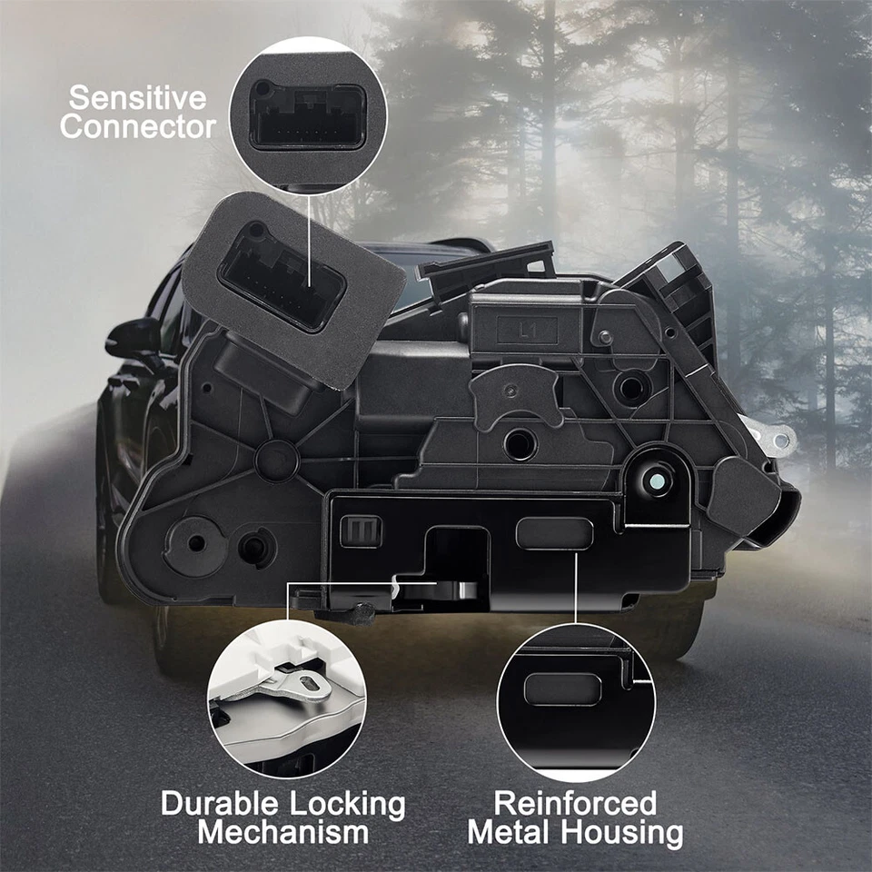 For Volkswagen Jetta Door Lock Actuator 2011-2016 Front Driver Side 5K1837015E Foto 4 de 4