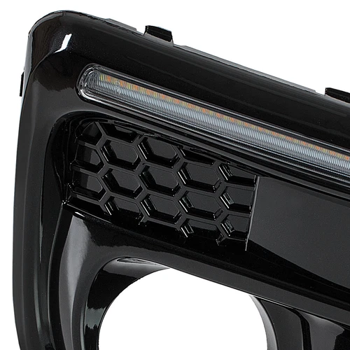 White/Amber Running LED DRL Fog Light Bezel Kit For 2018-2021 Subaru WRX/WRX STI - Picture 7 of 12