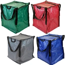 22 Gal. Heavy Duty Zipper Top Tote Storage Bag, Variety 4-Pack