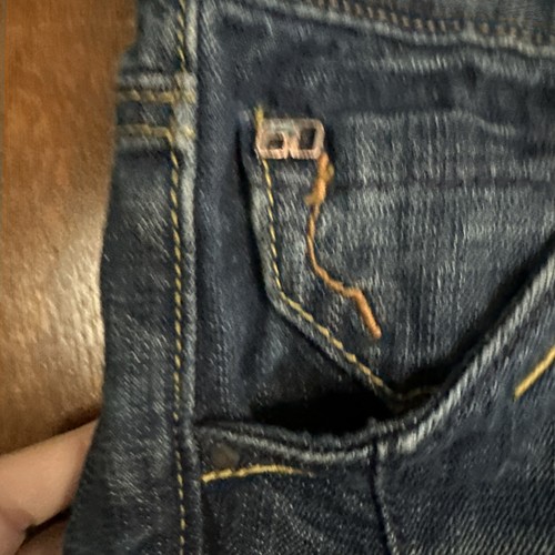 Pantalones de mezclilla para mujer Miss Sixty, media mástil, pierna ancha, pantalones de mezclilla de media mástil, talla 28 - Imagen 9 de 24