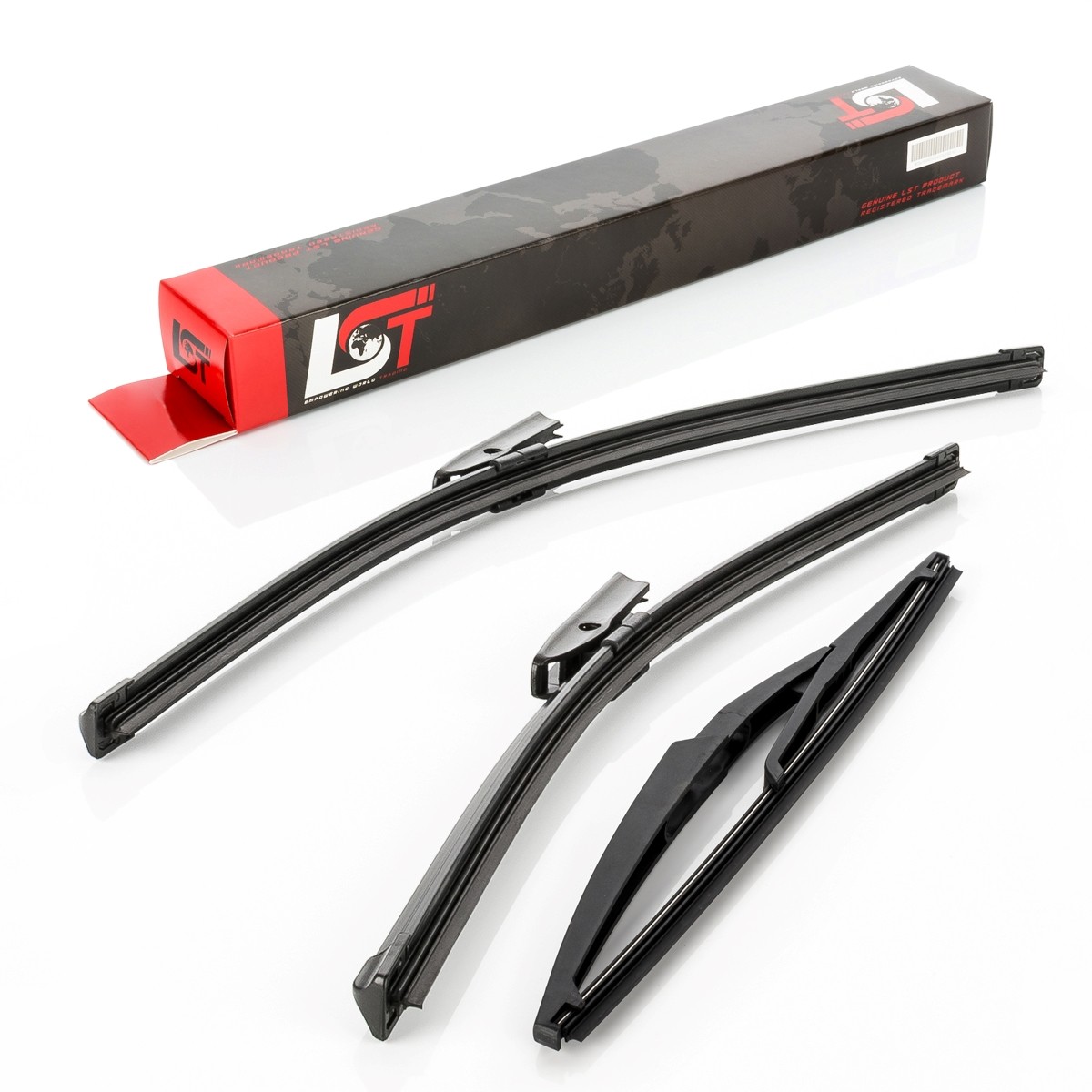 Windshield Wiper Blade Set Front + Rear for Dacia Logan II Sandero II