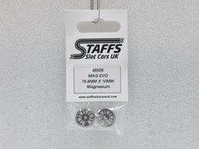 Staffs SRS05 MAG Evo 12-Spoke Magnesium Wheels 15.8 x 10mm 1:32 Slot Part