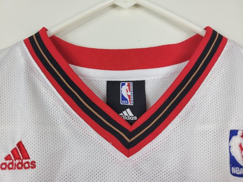 Maglia Allen Iverson #3 Philadelphia 76ers NBA Vintage Adidas Bianca Gioventù L Nuova - Foto 13 di 18