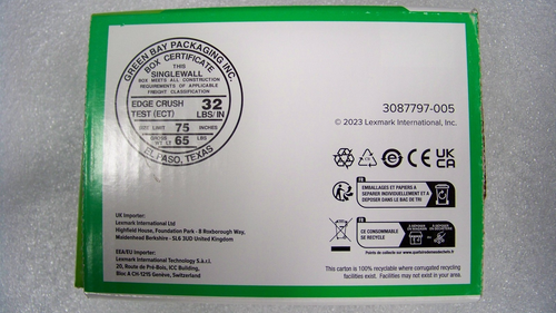 Lexmark 24B7160 Tonerkassette Gelb - OEM Neu ungeöffnet - Bild 6 von 6