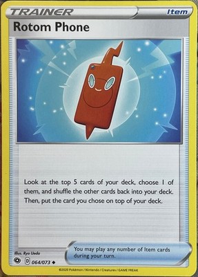 Rotom Phone - 064/073 - Champion's Path Pokemon 2020