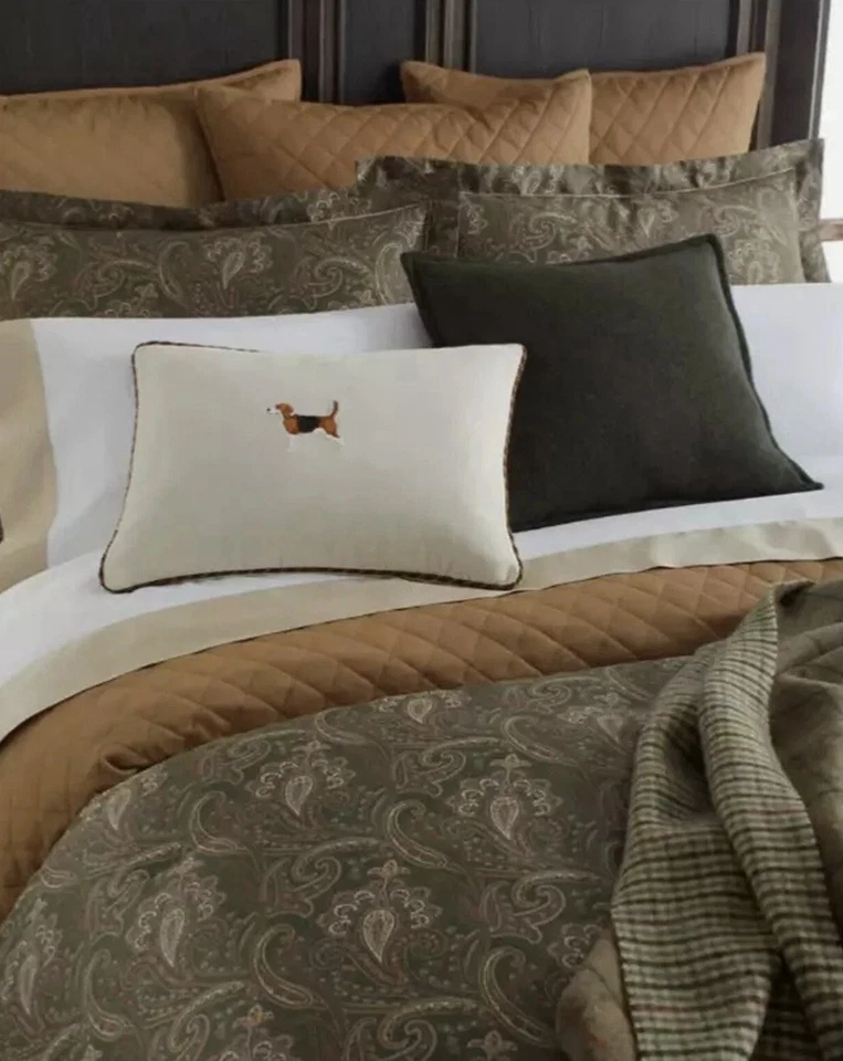 FUNDA NÓRDICA RALPH LAUREN COMPLETA/QUEEN HERENCIA PAISLEY SALVIA MULTI NUEVA Foto 3 de 4