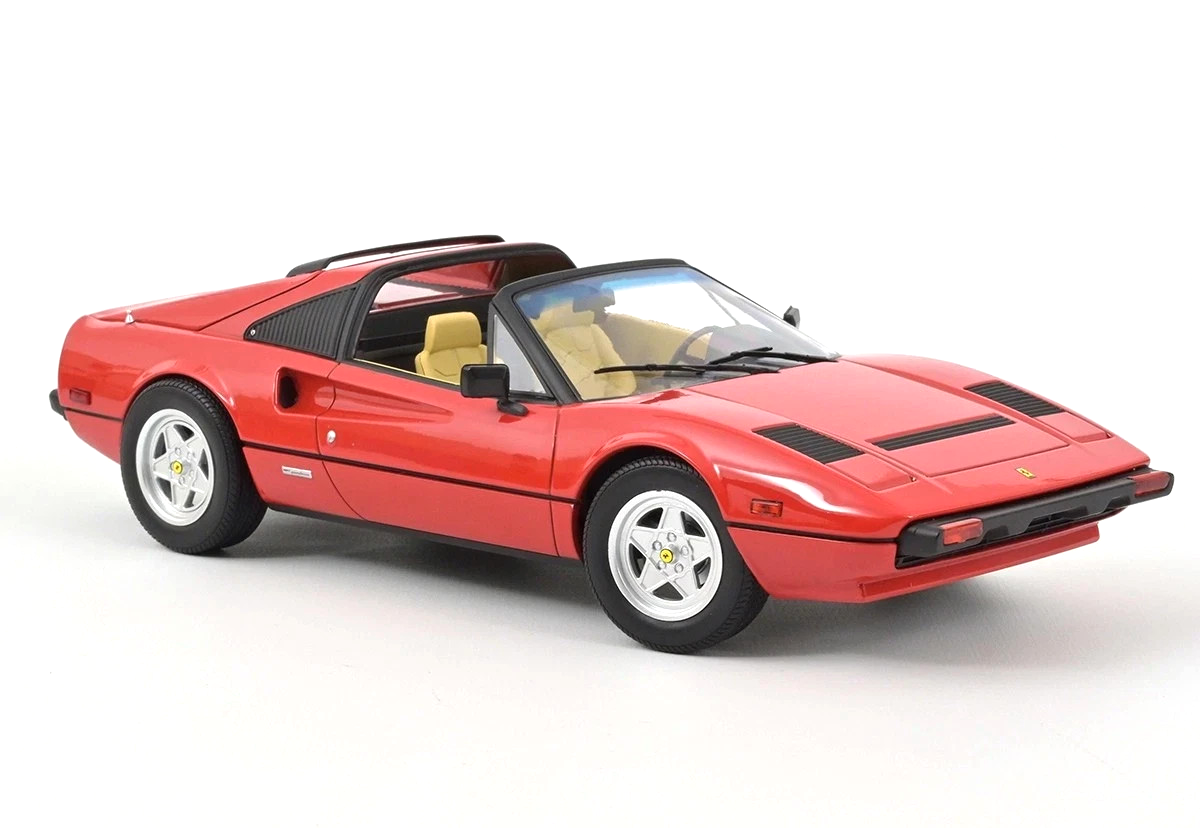 フェラーリ308 GTS 1/18 赤 1/18 Ferrari 308 GTS 1982 Red Magnum PI TV Series Diecast Model by