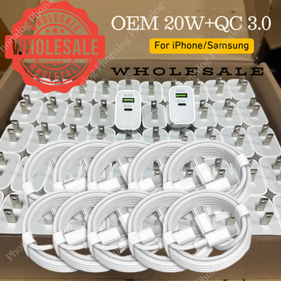 #ad Lot 20W Fast Charger For iPhone 17 16 15 14 13 12 11 Pro USB C Adapter PD Cable $495.99