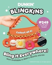 Rare DUNKIN DONUTS Bag Charm Strawberry Brand New Philippines Exclusive