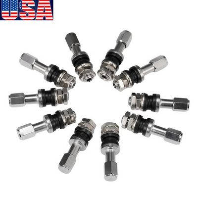 #ad #ad Wheel Tire Valve For Car Hight Pressure GEARZAAR 10Pack New Stainless Steel $11.49