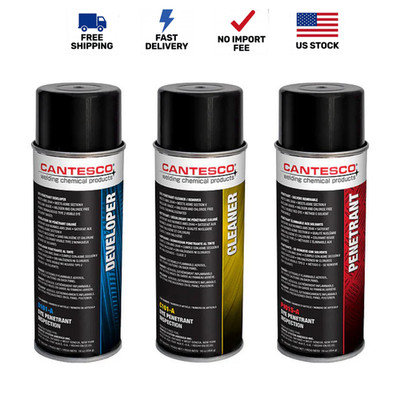 Zoro Select Red Dye Penetrant Test Kit Aerosol Spray ASME Solvent Based