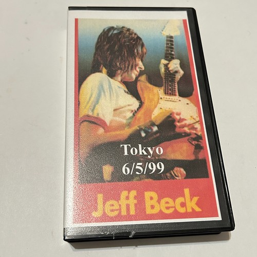 Vintage VHS Rock Music Concert Tape Rare Footage Jeff Beck Tokyo 1999