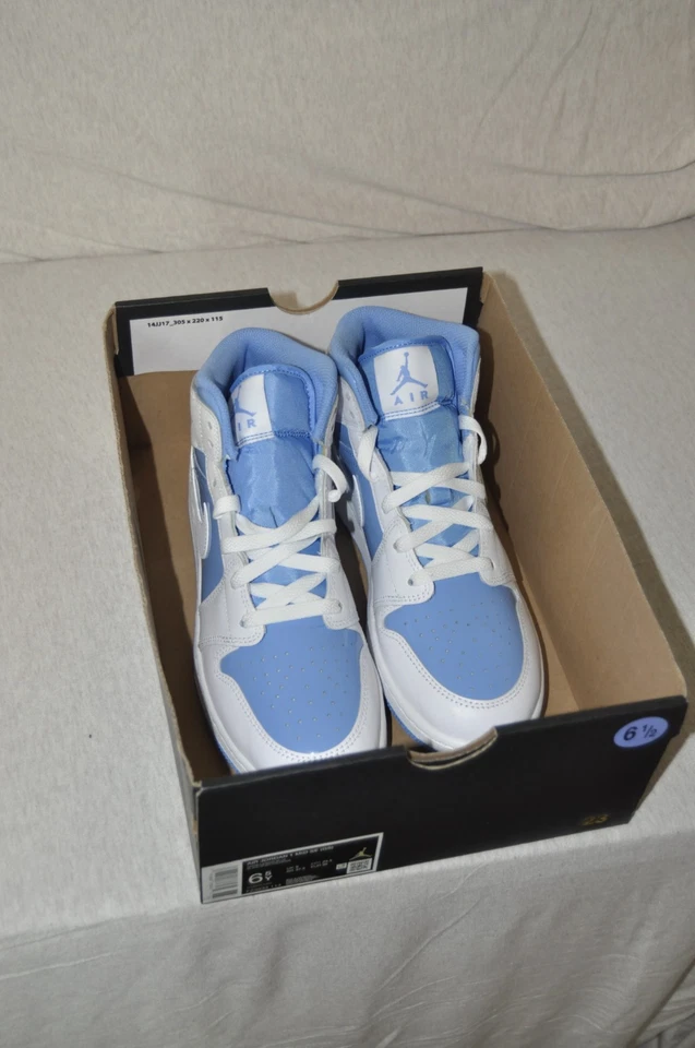 Jordan 1 Mid SE Legend Azul FZ3933-114 6.5Y GS - Caja Original (Sin Tapa) Foto 4 de 4