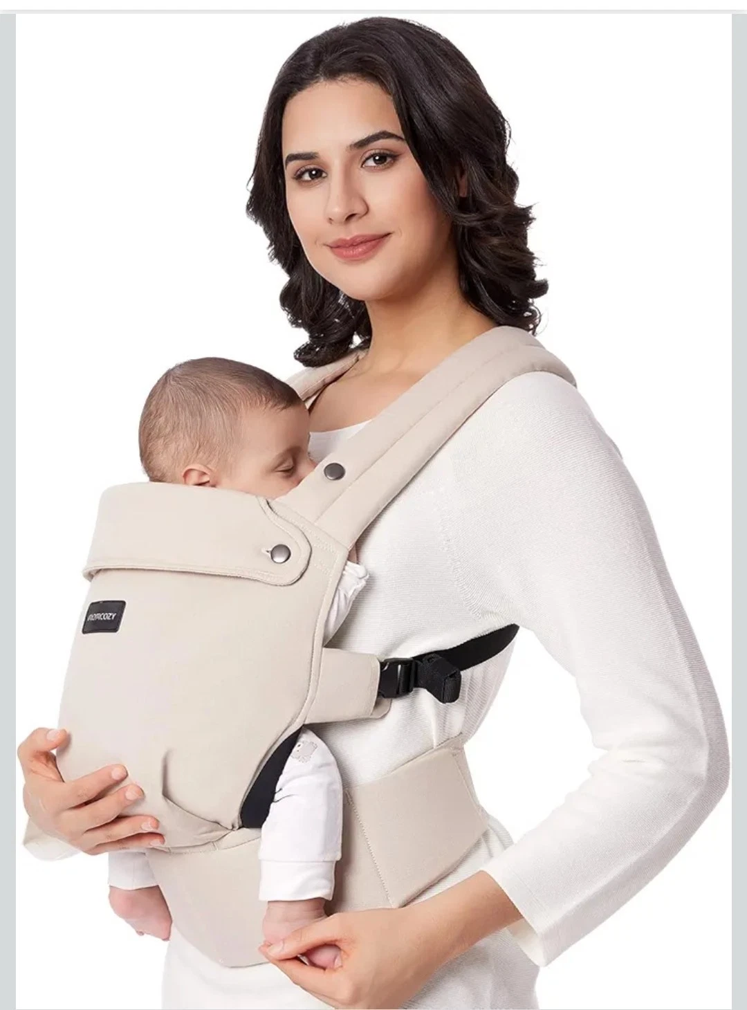 Momcozy Baby Carrier, Ergonomic, Cozy and Lightweight Carrier for 7-45lbs, Khaki
Opens in a new wind