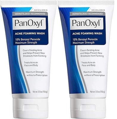 ACNE FOAMING WASH Face Body 10% Active Max Strength Fast Acting Bestseller 156g
