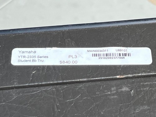 Estuche Rígido Trompeta YAMAHA SOLAMENTE ~ Student Bb YTR-2335 Series - Imagen 7 de 12
