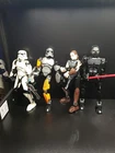 Lot Of 4 LEGO Star Wars Buildable Figure Kylo Ren, Stormtrooper, Rey, Parts Lot