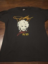 Vintage 1985 Dolly Parton Live In 85 Screen Stars USA Made Single Stitch XL RARE