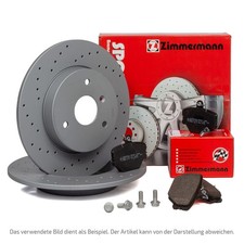Zimmermann SPORT Bremsscheiben &Oslash; 290mm Bel&auml;ge f&uuml;r MERCEDES W203 C209 W210 hinten