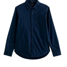 AG Jeans Aiden Classic Dress Shirt, Long-Sleeve Button-Up  Mens XXL, Navy Blue