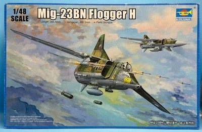 Trumpeter 05801 1/48 MiG-23BN Flogger H Brand New Complete Kit