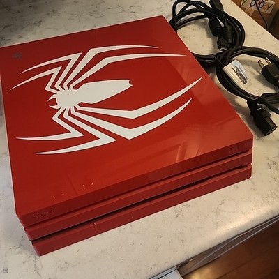 Sony PlayStation 4 Pro PS4 1TB Spider-Man Limited Edition Console Gaming System