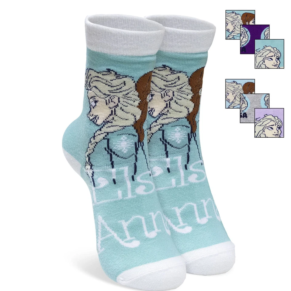 Mädchen Socken Disney Frozen Elsa Und Anna Set 3 Paar Aus Baumwolle 7020